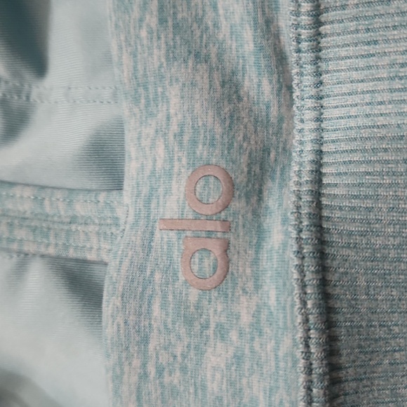 ALO Yoga Light Blue Sports Bra - Picture 6 of 7